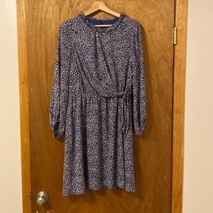 Floral Banana Republic Wrap Dress